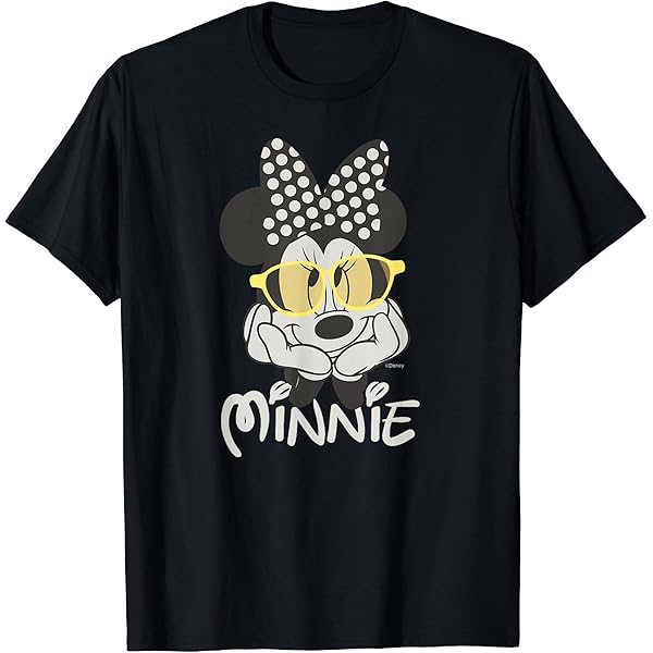 Amazon | ディズニー ミニーマウス ビッグフェイス Tシャツ | T